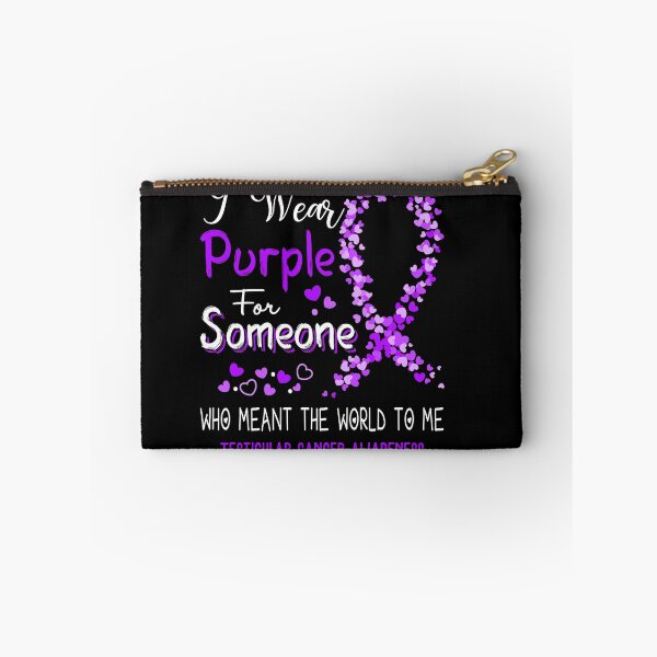 Item preview, I Wear Purple For Testicular Cancer Awareness designed and sold by Tadmab.