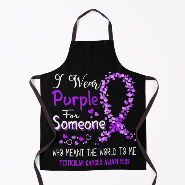 Item preview, I Wear Purple For Testicular Cancer Awareness designed and sold by Tadmab.