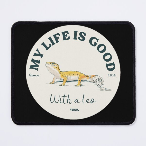 Item preview, La vida es buena con un leo designed and sold by Mooncake-Geckos.