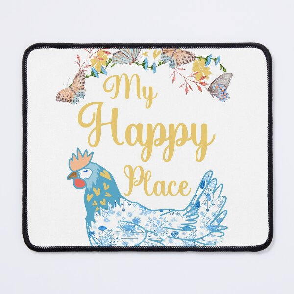 Item preview, Chickens Are My Happy Place designed and sold by ittybittyowl.