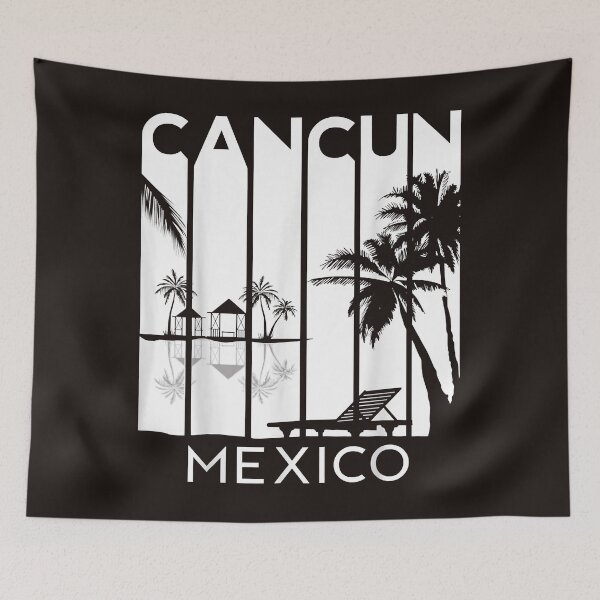 Item preview, Cancun Mexico Retro Mexican Resort Vacation Summer Trip T-Shirt designed and sold by mjamerearieona.