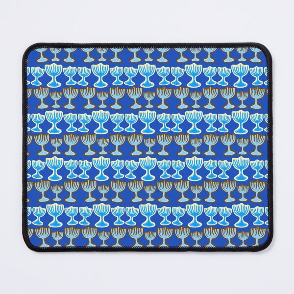 Item preview, Cute Blue Frosted Hanukkah Menorah/Hanukkiah Cookies, made by EndlessEmporium designed and sold by EndlessEmporium.