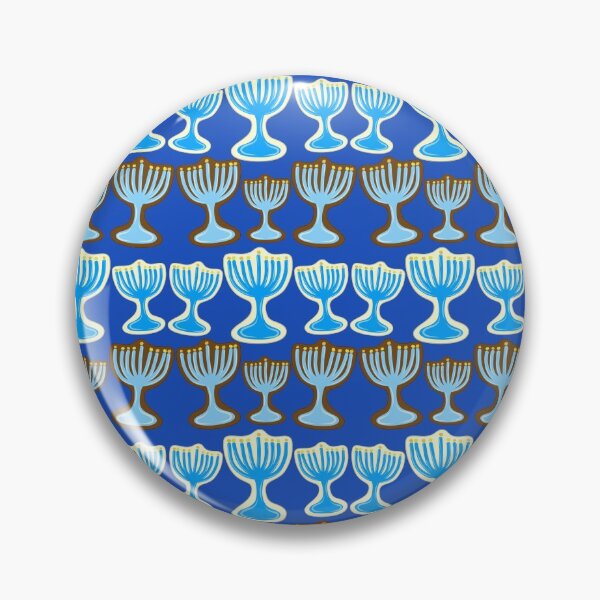 Item preview, Cute Blue Frosted Hanukkah Menorah/Hanukkiah Cookies, made by EndlessEmporium designed and sold by EndlessEmporium.