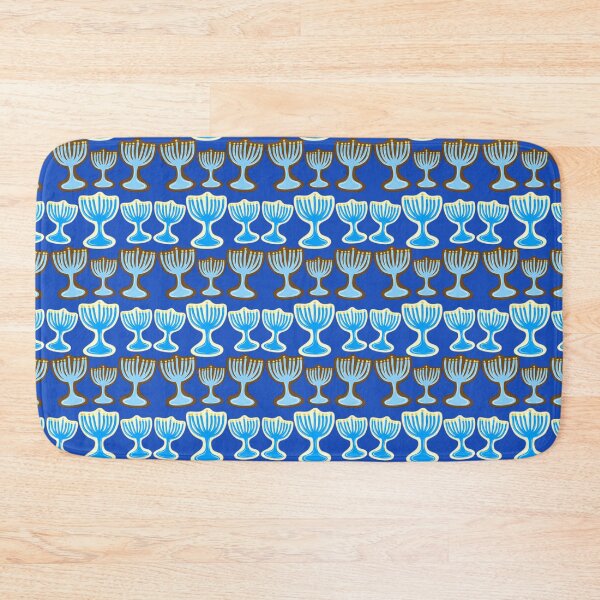 Item preview, Cute Blue Frosted Hanukkah Menorah/Hanukkiah Cookies, made by EndlessEmporium designed and sold by EndlessEmporium.