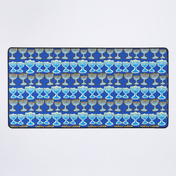 Item preview, Cute Blue Frosted Hanukkah Menorah/Hanukkiah Cookies, made by EndlessEmporium designed and sold by EndlessEmporium.