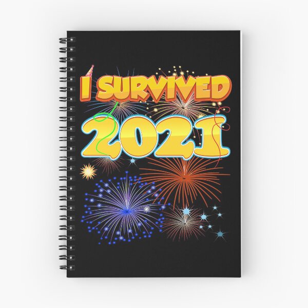 Item preview, I Survived 2021 Funny Sarcastic Positive New Year 2022 designed and sold by johnta17.
