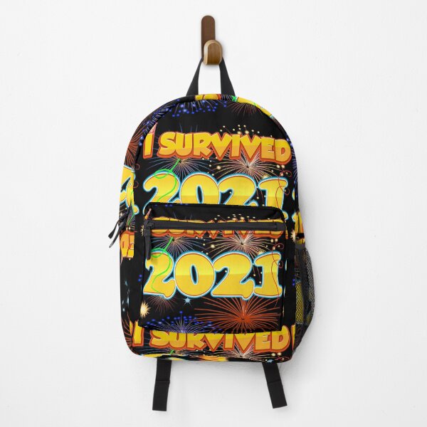 Item preview, I Survived 2021 Funny Sarcastic Positive New Year 2022 designed and sold by johnta17.