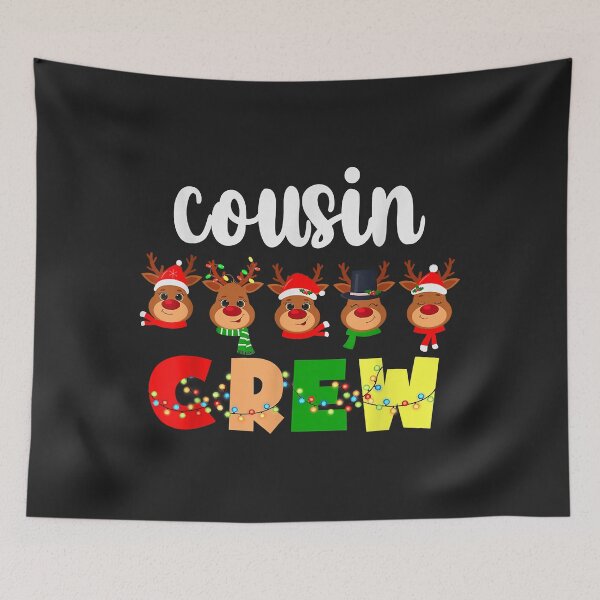 Item preview, Christmas Cousin Crew Reindeer Xmas Pajamas T-Shirt designed and sold by mjamerearieona.