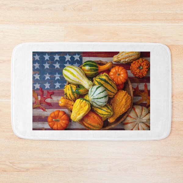 Item preview, Autumn Basket On American Flag designed and sold by Garry Gay.