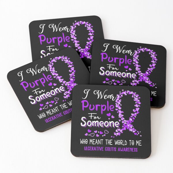 Item preview, I Wear Purple For Ulcerative Colitis Awareness designed and sold by Tadmab.