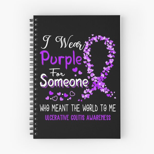 Item preview, I Wear Purple For Ulcerative Colitis Awareness designed and sold by Tadmab.