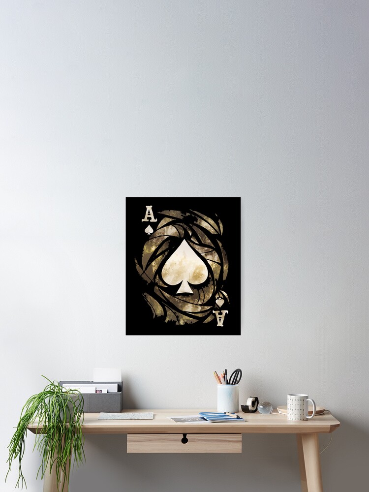 Poster Ace of Spades | Wall Art | 3+1 FREE | Abposters.com