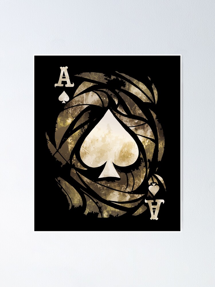 The Ace Of Spades' Vintage Skull Poster 24x36” | eBay