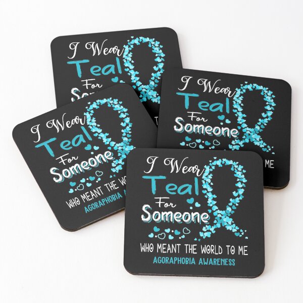 Item preview, I Wear Teal For Agoraphobia Awareness designed and sold by Tadmab.