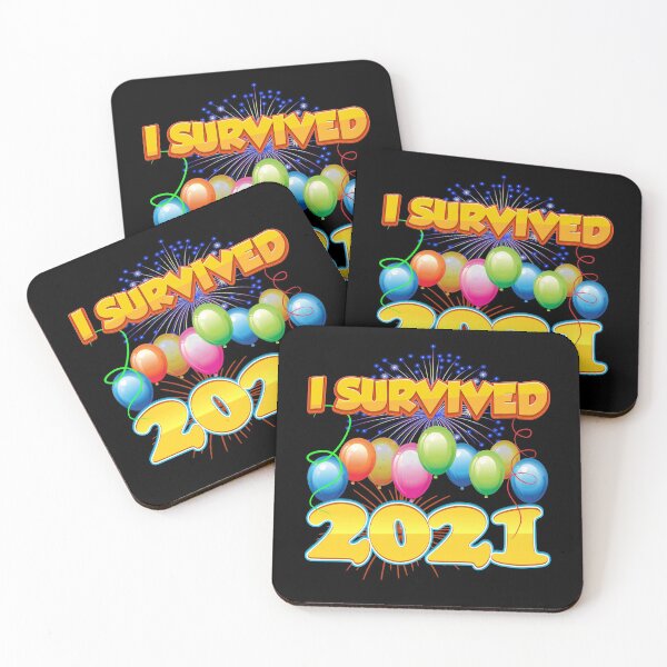 Item preview, I Survived 2021 in 2022 Funny Sarcastic Cute Humor Positive designed and sold by johnta17.
