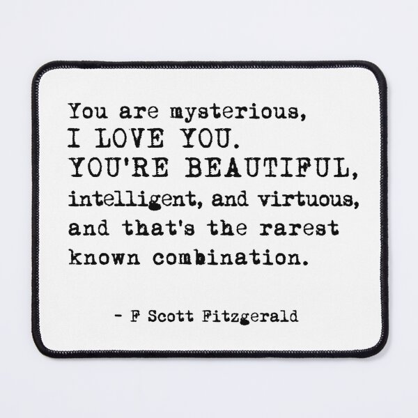 Item preview, You are mysterious,  I LOVE YOU. -  designed and sold by corbrand.