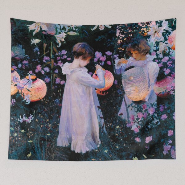 Item preview, Carnation, Lily, Lily, Rose by John Singer Sargent (1885) designed and sold by allhistory.