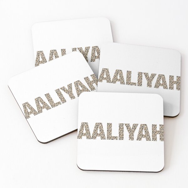 Item preview, Aaliyah name leopard pattern my name is aaliyah gift birthday holiday anniversary   designed and sold by DesignByHeartUK.