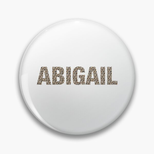 Item preview, Abigail name leopard pattern my name is Abigail gift birthday holiday anniversary Essential Inspiration Joy Mood Funny designed and sold by DesignByHeartUK.
