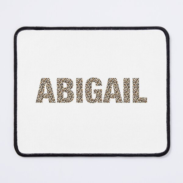 Item preview, Abigail name leopard pattern my name is Abigail gift birthday holiday anniversary Essential Inspiration Joy Mood Funny designed and sold by DesignByHeartUK.