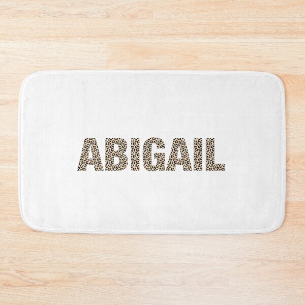 Item preview, Abigail name leopard pattern my name is Abigail gift birthday holiday anniversary Essential Inspiration Joy Mood Funny designed and sold by DesignByHeartUK.