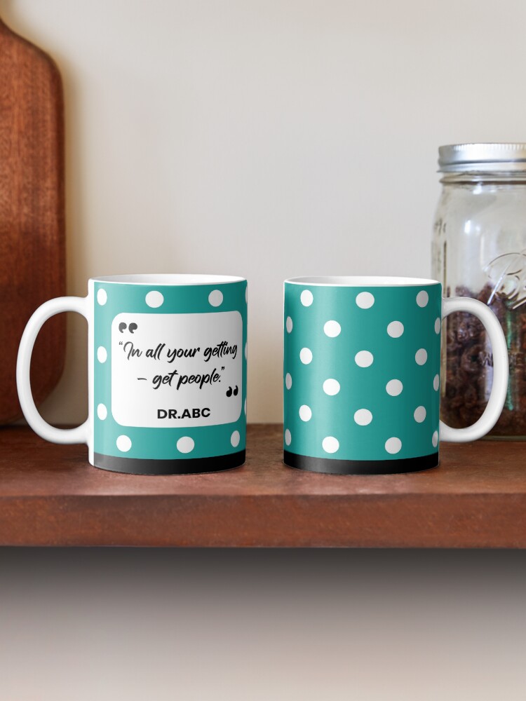 Thumbnail 2 of 6, Coffee Mug, Dr.ABC "Message in a Mug" - Green designed and sold by SpoonfulbyDRABC.