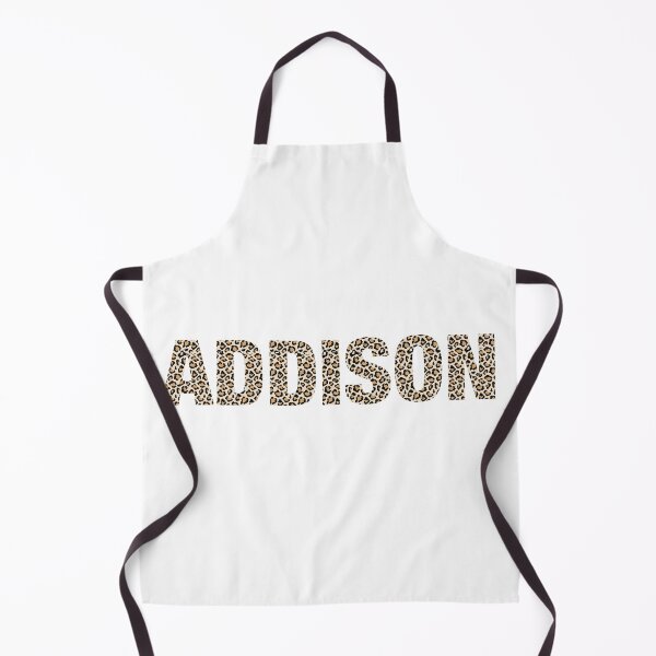 Item preview, Addison name leopard pattern my name is Addison gift birthday holiday anniversary Essential Inspiration Joy Mood Funny designed and sold by DesignByHeartUK.