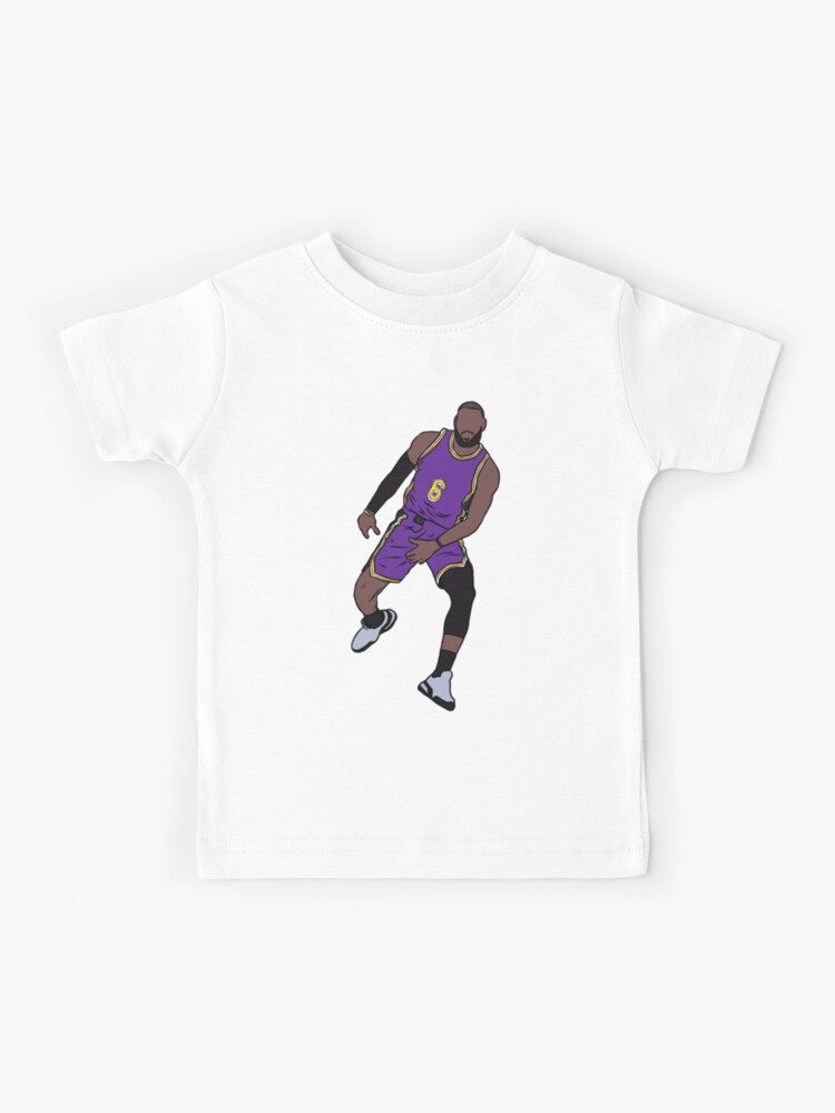 LeBron James Mirror GOAT (Lakers #6) Kids T-Shirt for Sale by