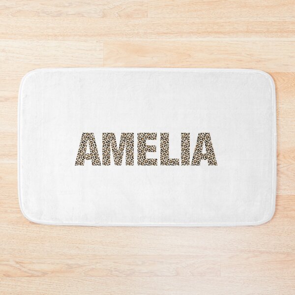 Item preview, Amelia name leopard pattern my name is Amelia gift birthday holiday anniversary Essential Inspiration Joy Mood Funny designed and sold by DesignByHeartUK.