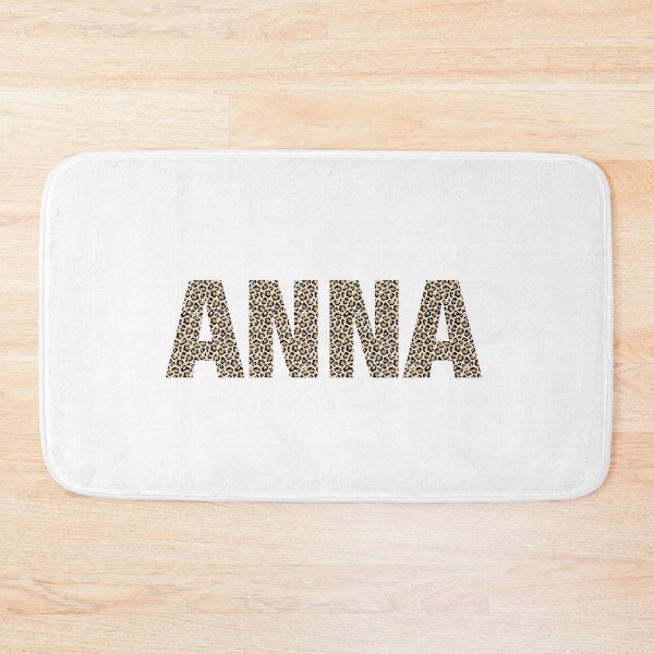 Item preview, Anna name leopard pattern my name is Anna gift birthday holiday anniversary Essential Inspiration Joy Mood Funny designed and sold by DesignByHeartUK.
