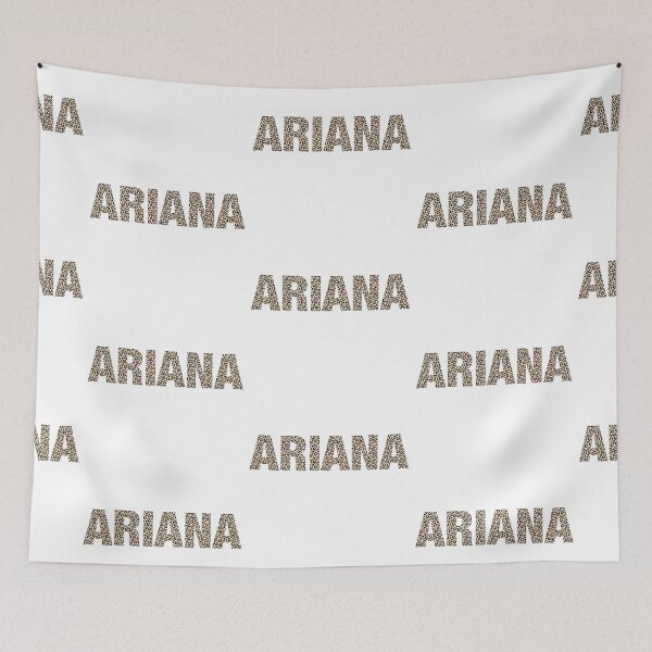 Item preview, Ariana name leopard pattern my name is Ariana gift birthday holiday anniversary Essential Inspiration Joy Mood Funny designed and sold by DesignByHeartUK.