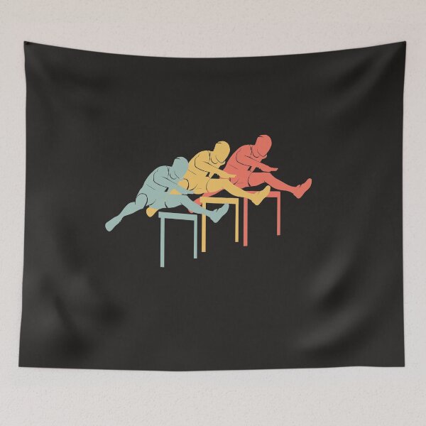 Item preview, Vintage Jumping Hurdles Art For Hurdlers designed and sold by MrEddie10.
