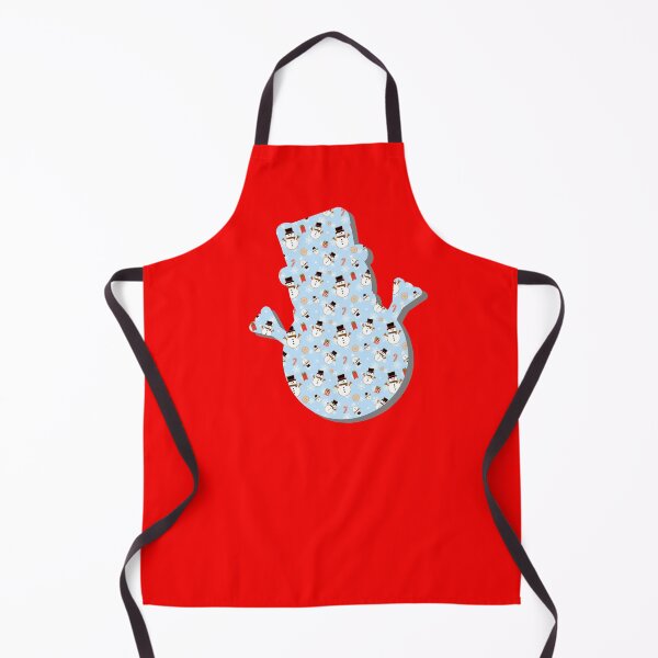 Item preview, Kawaii Snowman Cookies Pattern on Red designed and sold by mixMixtli.