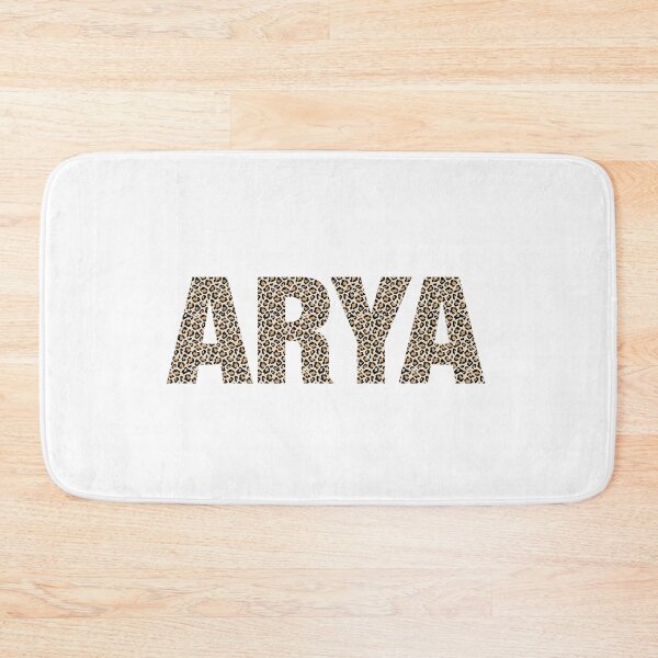 Item preview, Arya name leopard pattern my name is Arya gift birthday holiday anniversary Essential Inspiration Joy Mood Funny designed and sold by DesignByHeartUK.