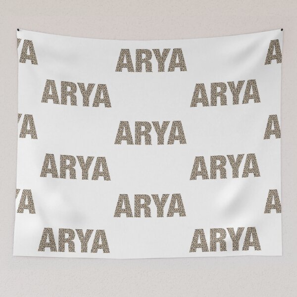 Item preview, Arya name leopard pattern my name is Arya gift birthday holiday anniversary Essential Inspiration Joy Mood Funny designed and sold by DesignByHeartUK.