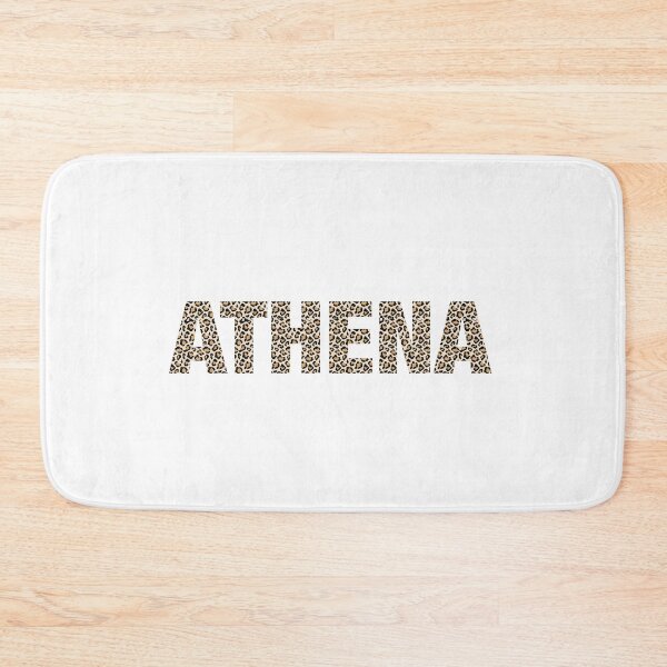 Item preview, Athena name leopard pattern my name is Athena gift birthday holiday anniversary Essential Inspiration Joy Mood Funny designed and sold by DesignByHeartUK.