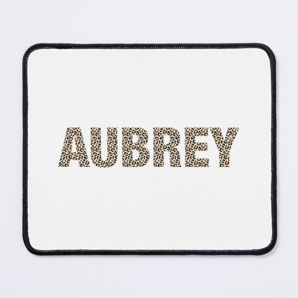 Item preview, Aubrey name leopard pattern my name is Aubrey gift birthday holiday anniversary Essential Inspiration Joy Mood Funny designed and sold by DesignByHeartUK.