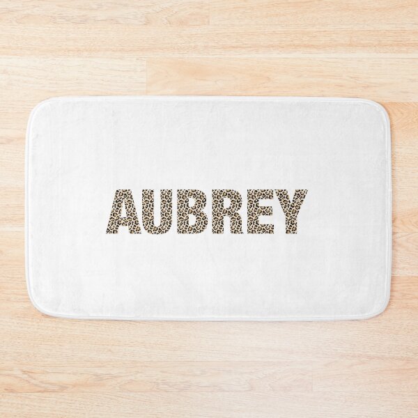 Item preview, Aubrey name leopard pattern my name is Aubrey gift birthday holiday anniversary Essential Inspiration Joy Mood Funny designed and sold by DesignByHeartUK.