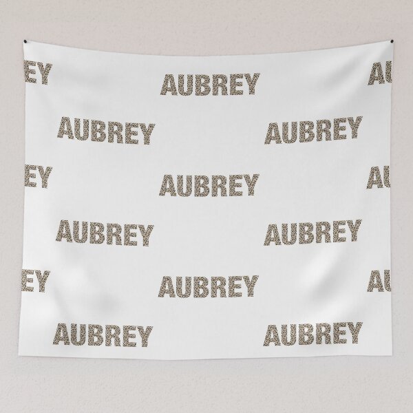 Item preview, Aubrey name leopard pattern my name is Aubrey gift birthday holiday anniversary Essential Inspiration Joy Mood Funny designed and sold by DesignByHeartUK.