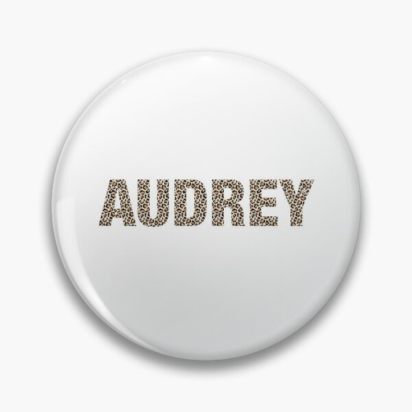 Item preview, Audrey name leopard pattern my name is Audrey gift birthday holiday anniversary Essential Inspiration Joy Mood Funny designed and sold by DesignByHeartUK.