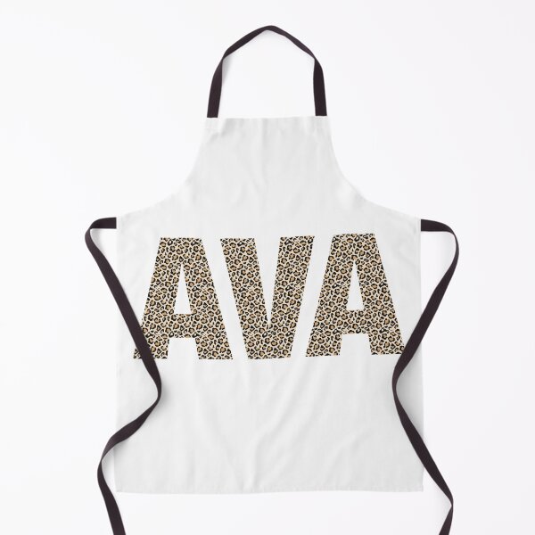 Item preview, Ava name leopard pattern my name is Ava gift birthday holiday anniversary Essential Inspiration Joy Mood Funny designed and sold by DesignByHeartUK.