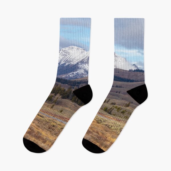 Item preview, Snow-capped Mountains Yellowstone National Park designed and sold by SafariByMarisa.