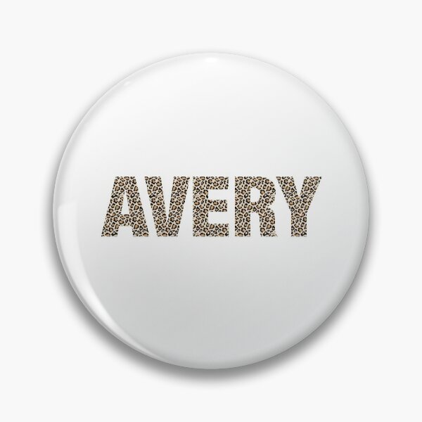 Item preview, Avery name leopard pattern my name is Avery gift birthday holiday anniversary Essential Inspiration Joy Mood Funny designed and sold by DesignByHeartUK.