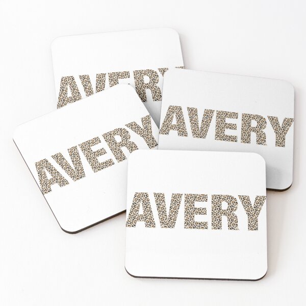 Item preview, Avery name leopard pattern my name is Avery gift birthday holiday anniversary Essential Inspiration Joy Mood Funny designed and sold by DesignByHeartUK.