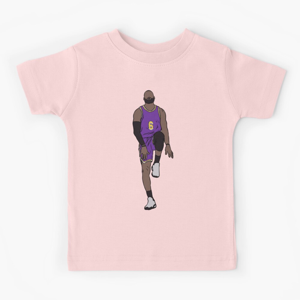 LeBron James The GOAT (Lakers #6) Kids T-Shirt for Sale by RatTrapTees