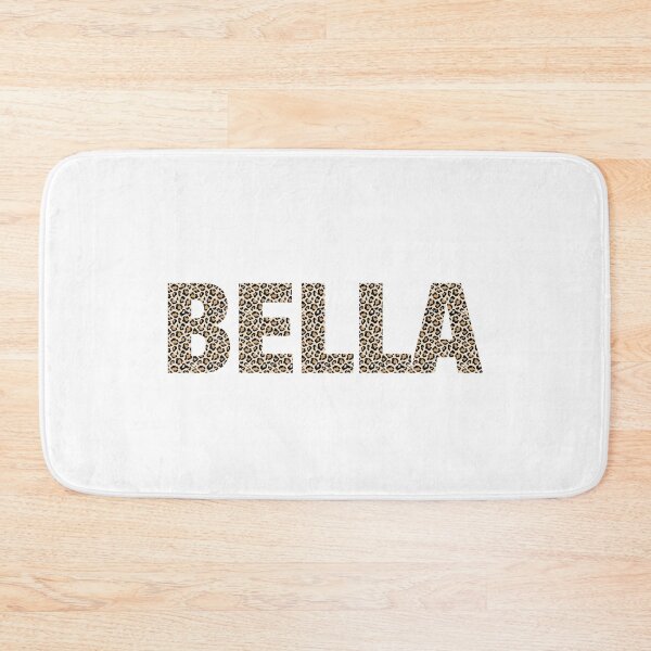 Item preview, Bella name leopard pattern my name is Bella gift birthday holiday anniversary Essential Inspiration Joy Mood Funny designed and sold by DesignByHeartUK.