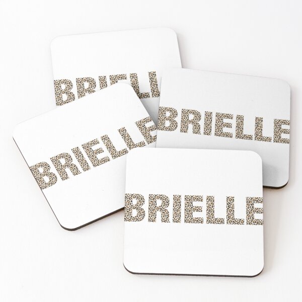 Item preview, Brielle name leopard pattern my name is Brielle gift birthday holiday anniversary Essential Inspiration Joy Mood Funny designed and sold by DesignByHeartUK.