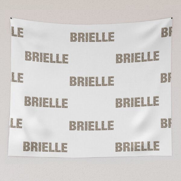 Item preview, Brielle name leopard pattern my name is Brielle gift birthday holiday anniversary Essential Inspiration Joy Mood Funny designed and sold by DesignByHeartUK.