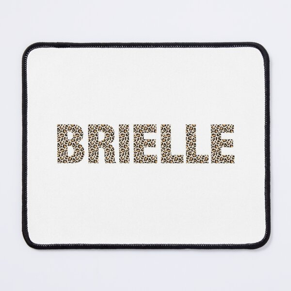 Item preview, Brielle name leopard pattern my name is Brielle gift birthday holiday anniversary Essential Inspiration Joy Mood Funny designed and sold by DesignByHeartUK.