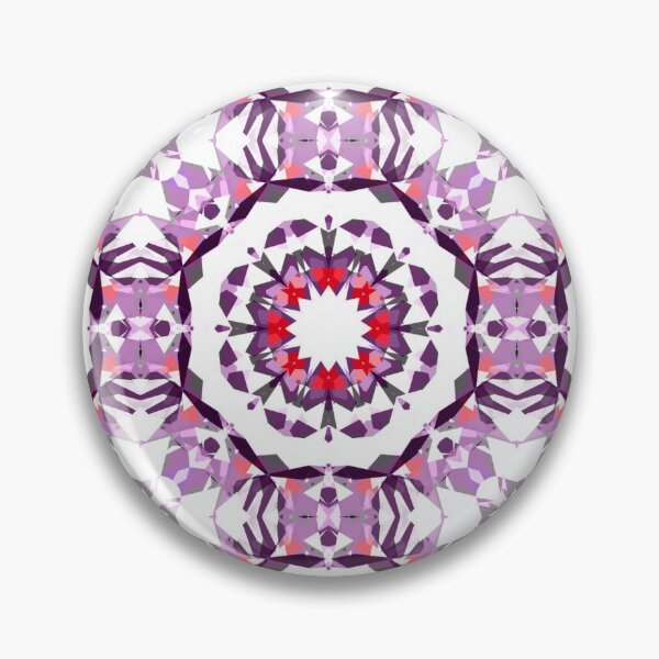 Item preview, Red Purple Christmas Festive Star Snowflake Pattern designed and sold by PatternPerfect.